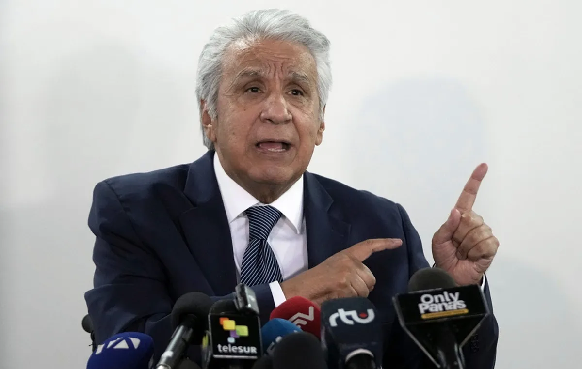 Ο πρώην πρόεδρος του Ισημερινού Λενίν Μορένο σε αναπηρικό αμαξίδιο