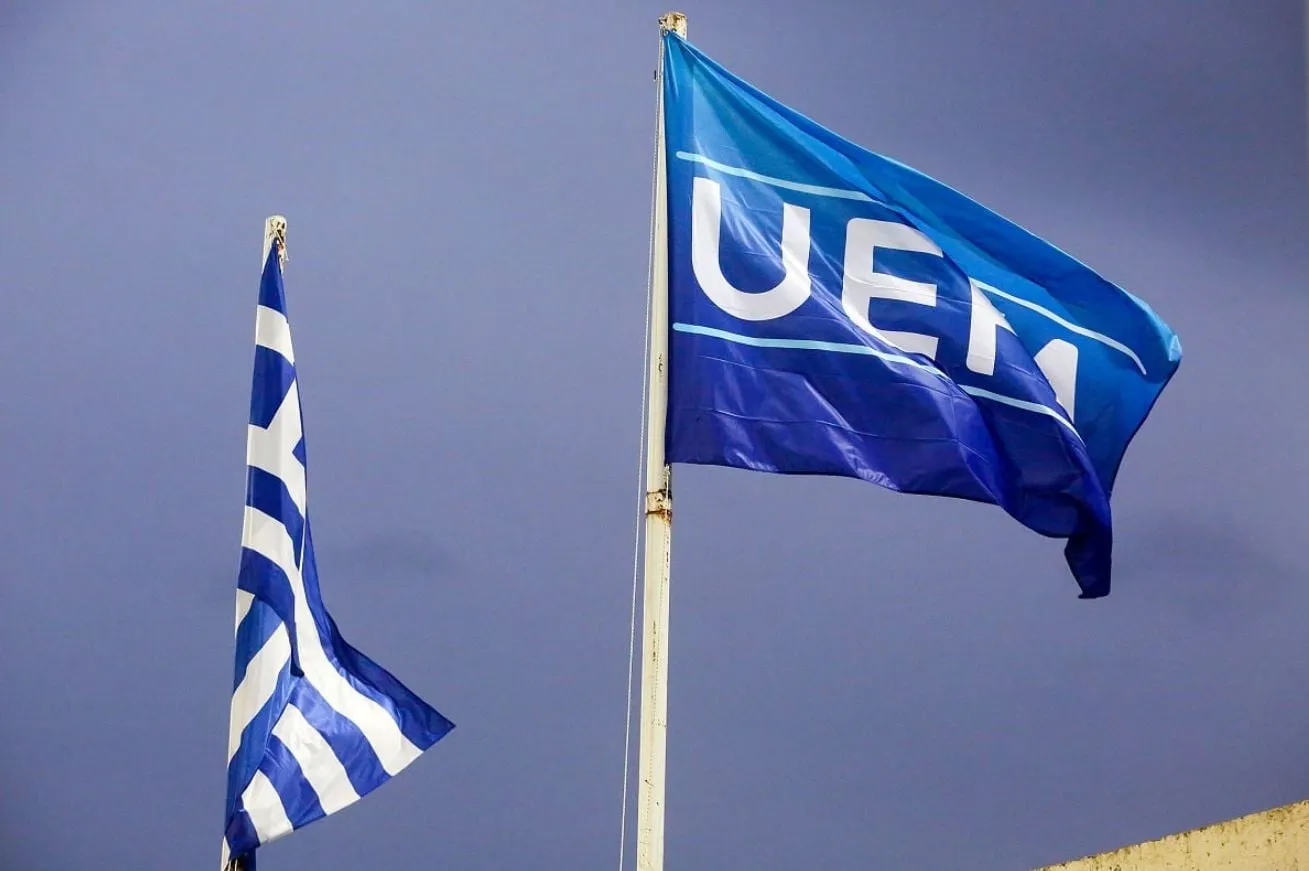 Παίκτες της ΑΕΚ πανηγυρίζουν την πρόκριση στο Champions League