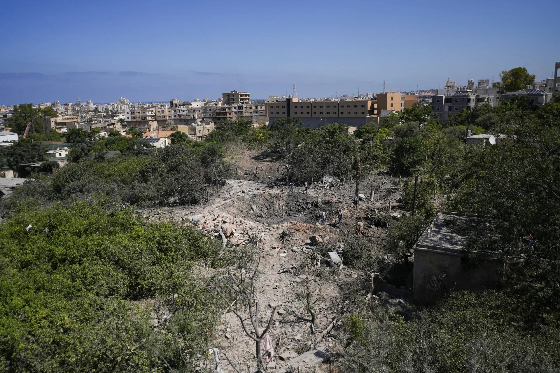 Ισραηλινό στρατιωτικό ανάχωμα σε δρόμο νότιου Λιβάνου