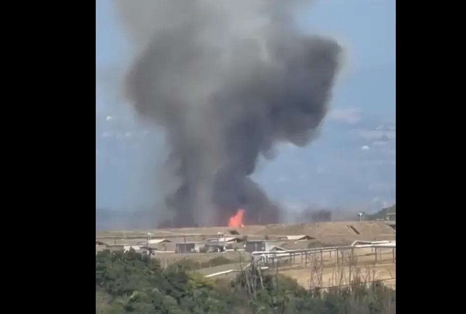 Πυρκαγιά και έκρηξη σε εργοστάσιο πυρομαχικών στη Ρώμη