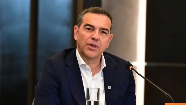 Ο Αλέξης Τσίπρας σε συνέντευξη Τύπου στη ΔΕΘ