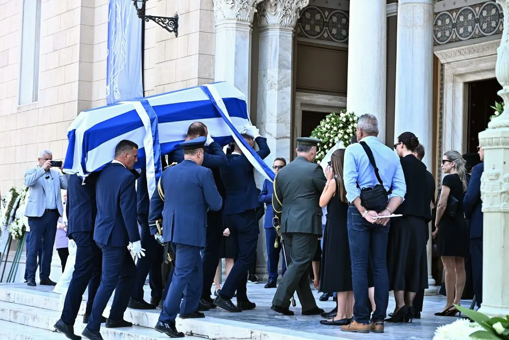 Κηδεία Γιάννη Βαρβιτσιώτη στη Μητρόπολη Αθηνών