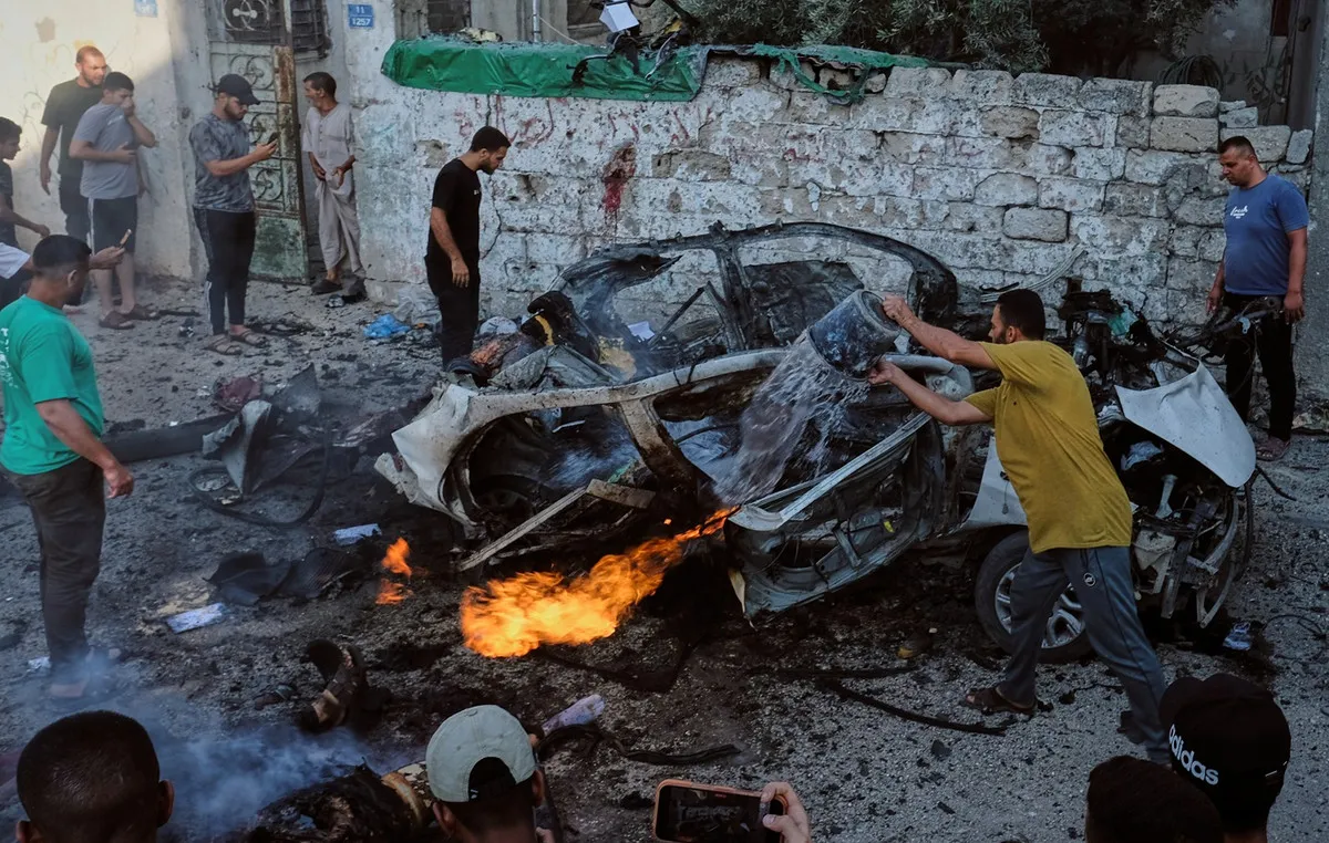 Καταστροφές από βομβαρδισμούς στη Λωρίδα της Γάζας