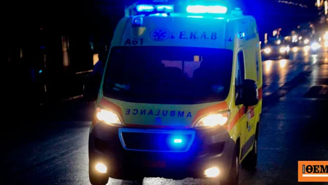 Όχημα πυροσβεστικής σε δυστύχημα στην Κρυοπηγή Χαλκιδικής