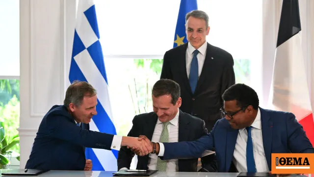 Υπογραφή συμφωνίας Μητσοτάκη Meridiam για τη διασύνδεση Κύπρου