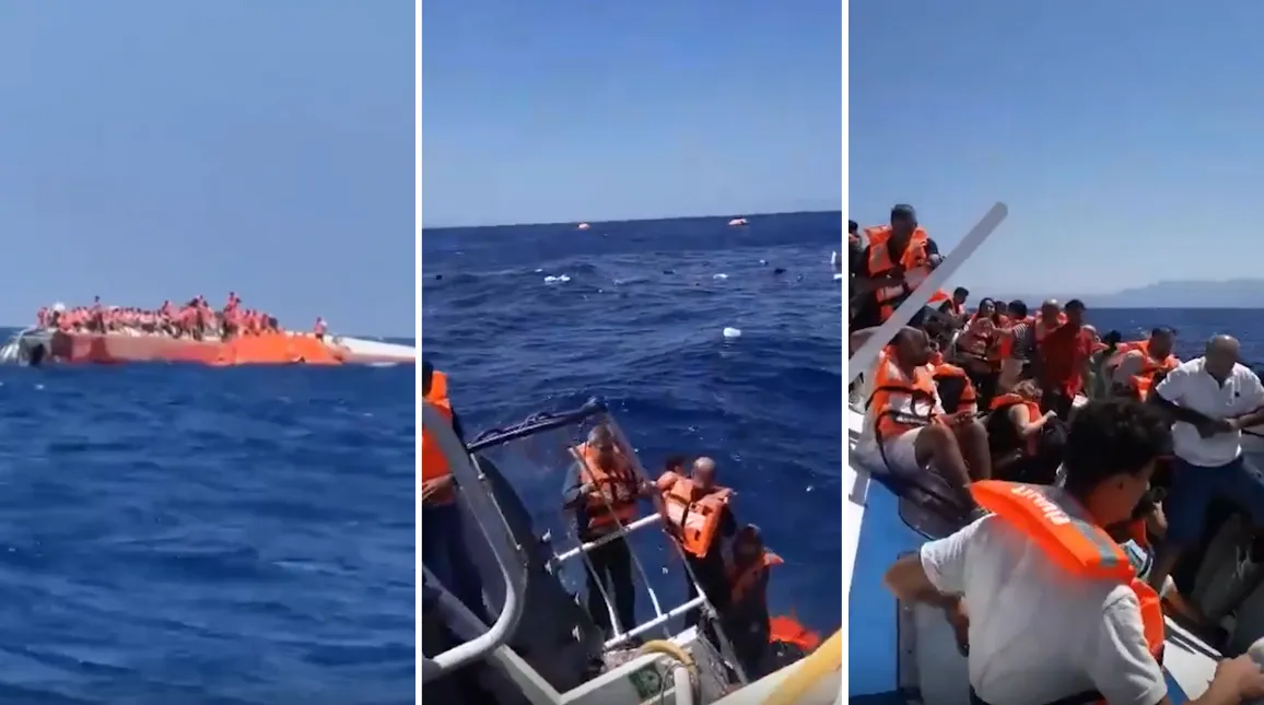 Ανατροπή καταμαράν ανοιχτά της Κερύνειας με επιβάτες στη θάλασσα