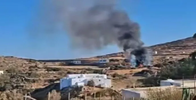 Συντριβή ελικοπτέρου Bell 206 στη Σίφνο