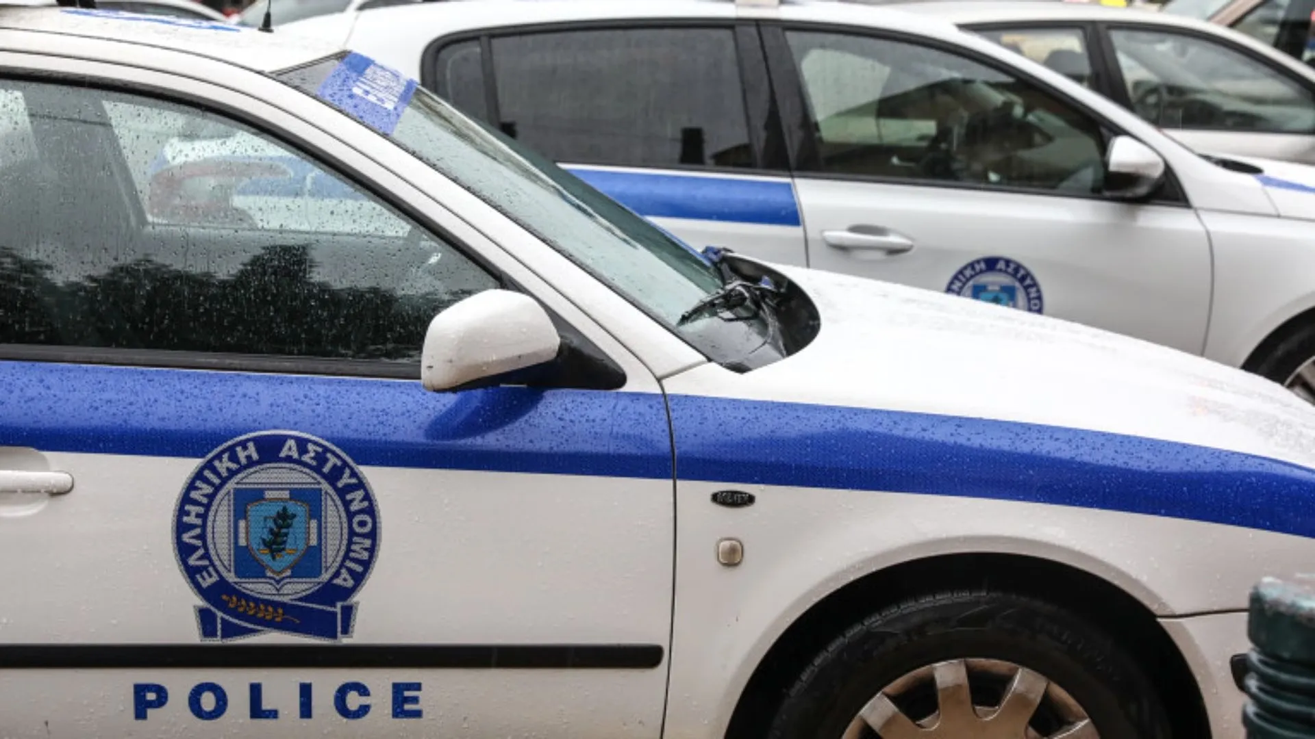 Αστυνομικό περιπολικό στην οδό Λαγκαδά Θεσσαλονίκης