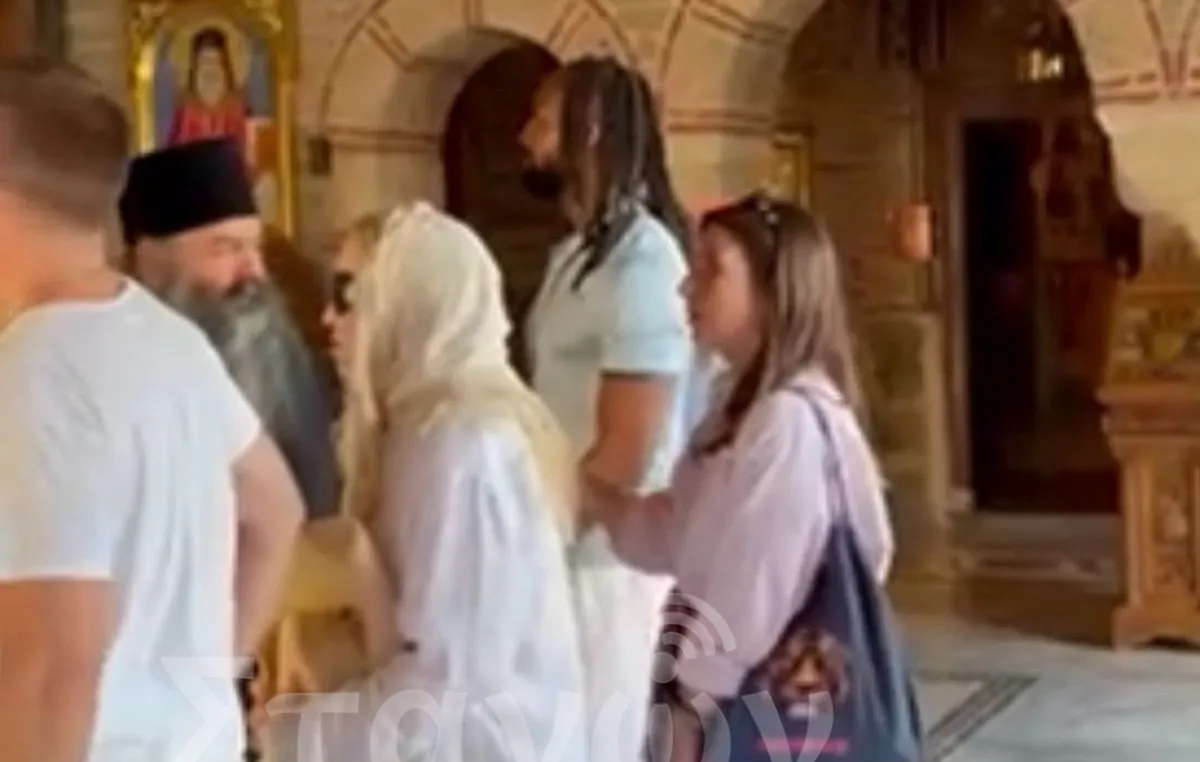 Η Madonna στην Ιερά Μονή Βαρλαάμ στα Μετέωρα