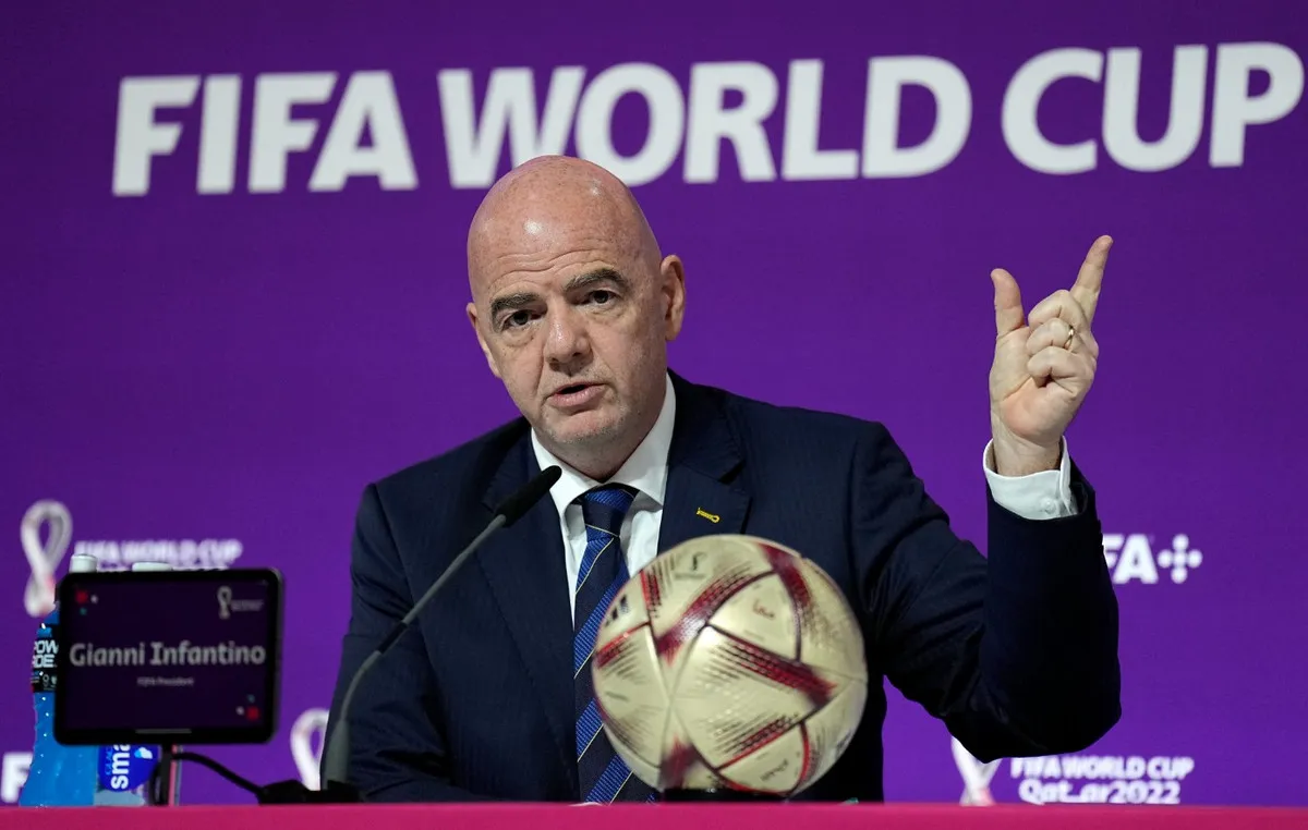 Ο Τζιάνι Ινφαντίνο πρόεδρος της FIFA σε συνέντευξη τύπου