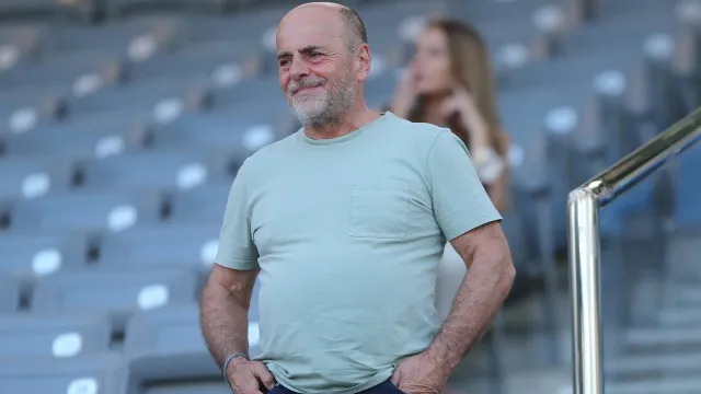 Ο Αλαφούζος παρακολουθεί προπόνηση Παναθηναϊκού στο Κορωπί