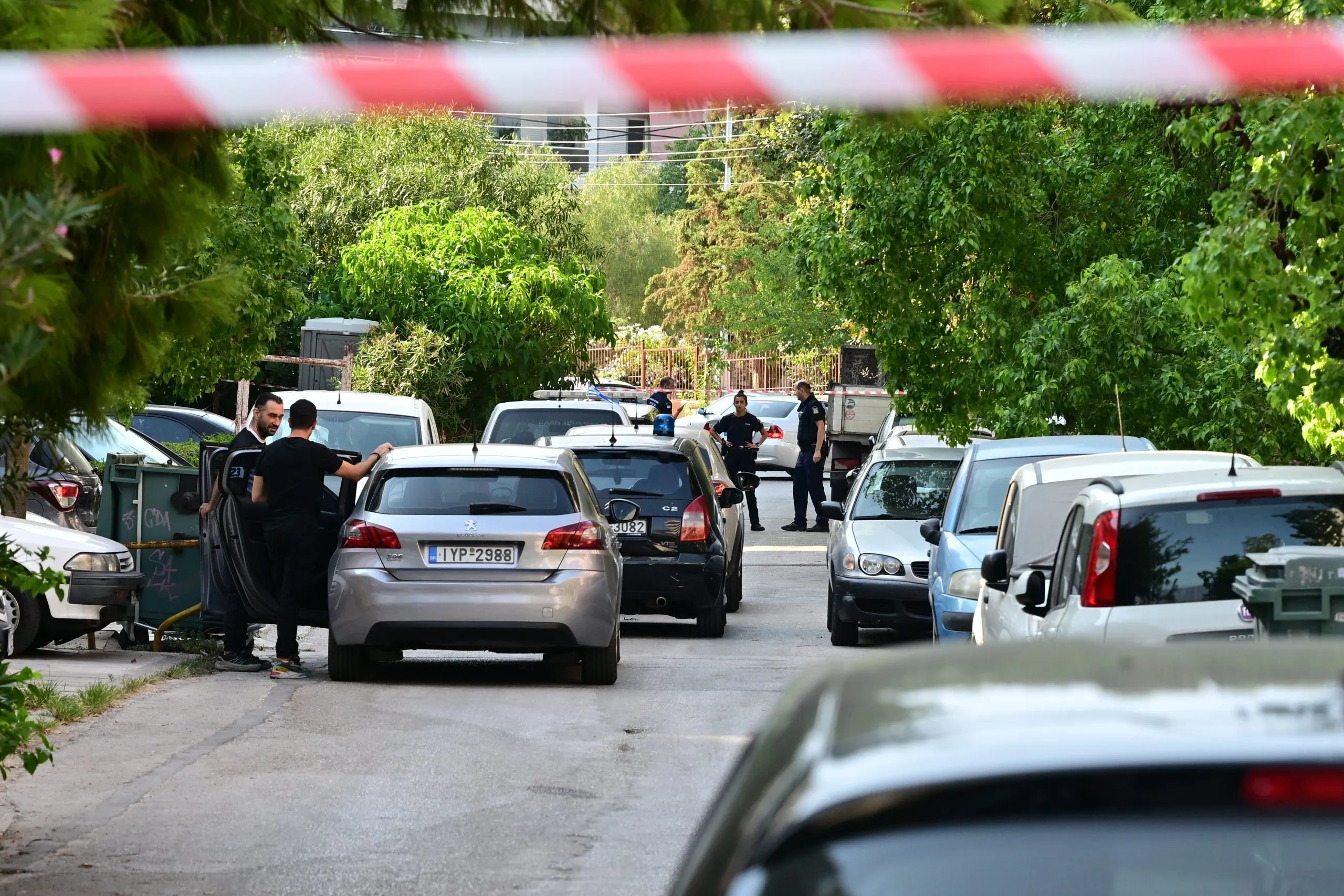Πολυκατοικία στη Νέα Σμύρνη όπου σημειώθηκε η γυναικοκτονία