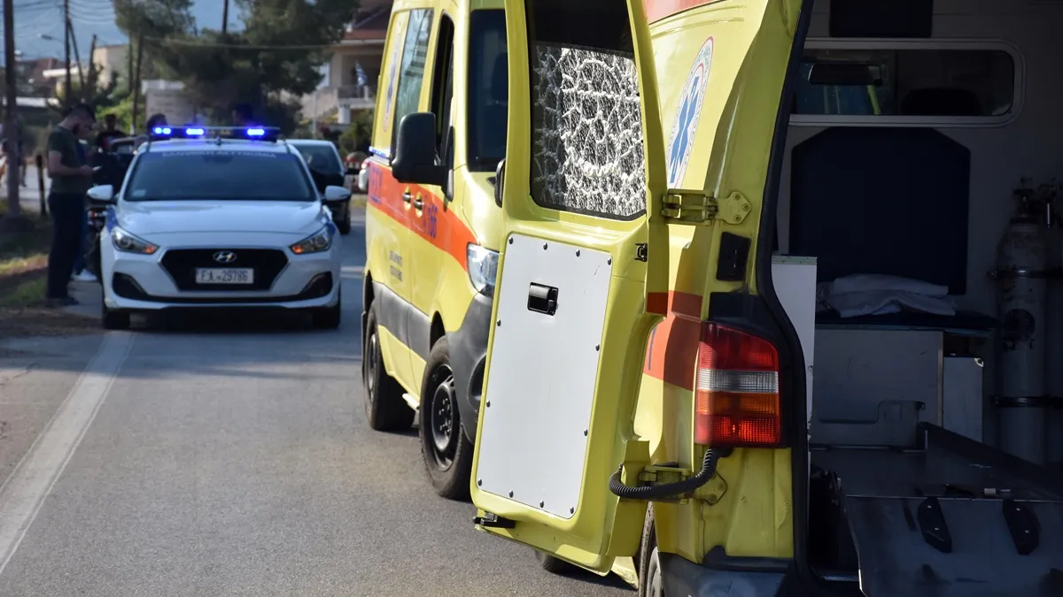 Σημείο τροχαίου δυστυχήματος στη Λεωφόρο Δημοκρατίας Αγίων Αναργύρων