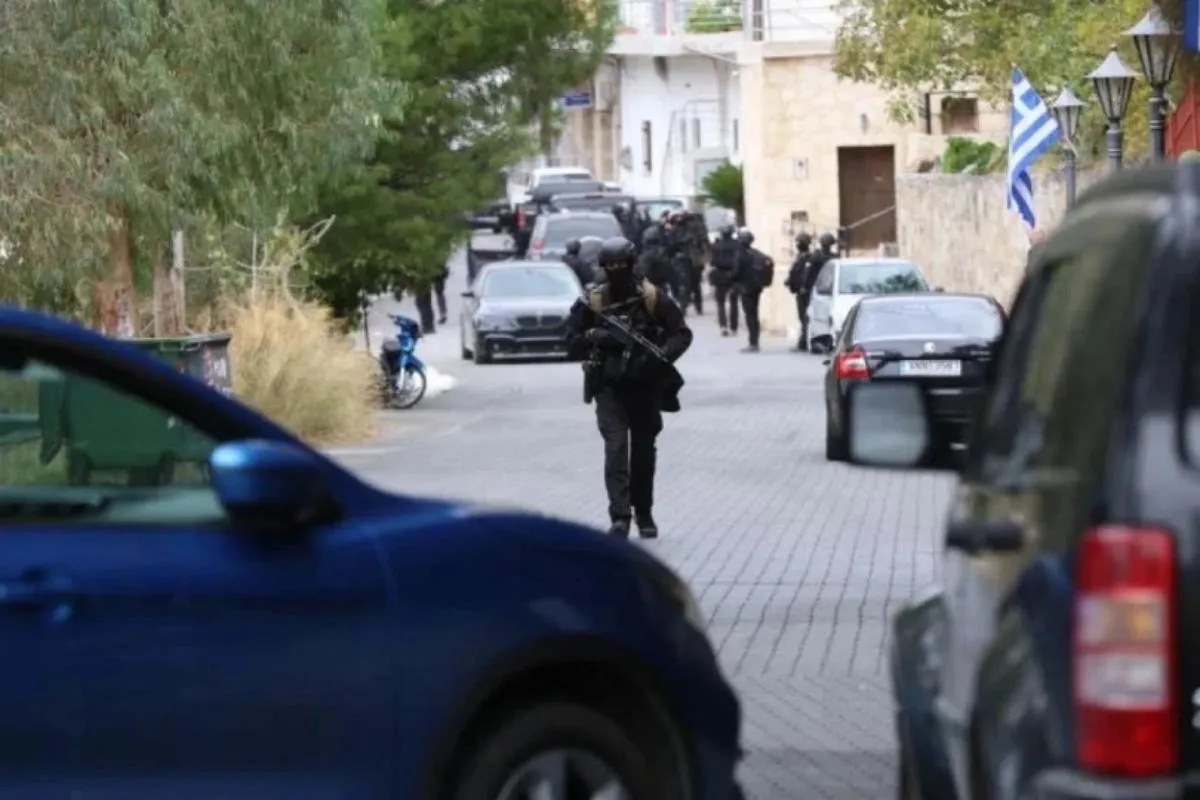 Αστυνομικό περιπολικό στα Βορίζια Κρήτης