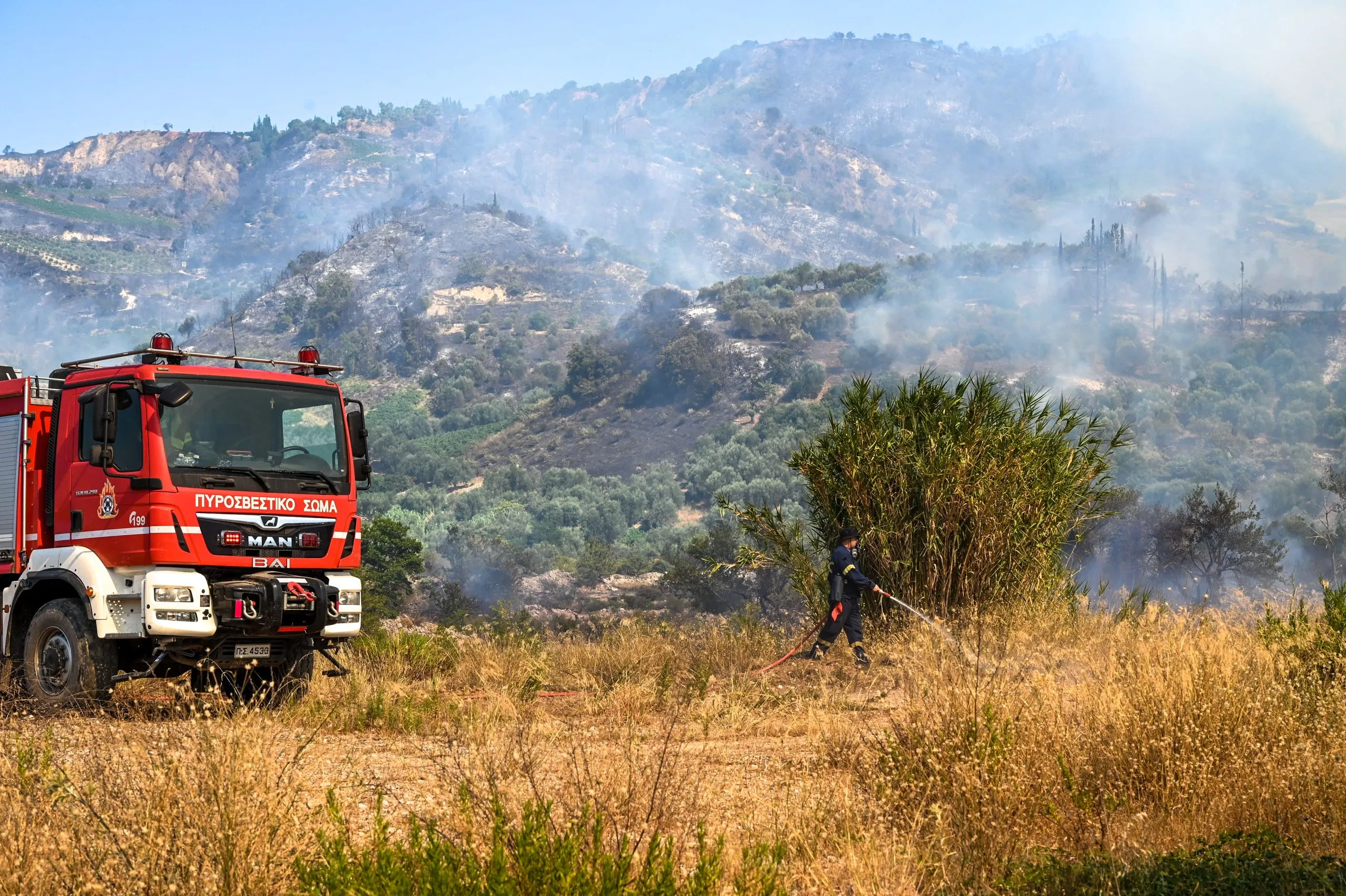Δορυφορική χαρτογράφηση περιοχών Αχαΐας μετά την πυρκαγιά