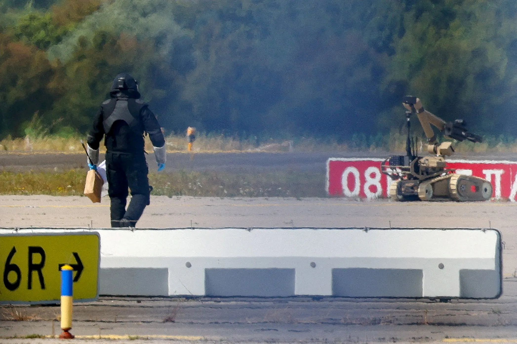 Μη επανδρωμένο αεροσκάφος πάνω από ευρωπαϊκό αεροδρόμιο