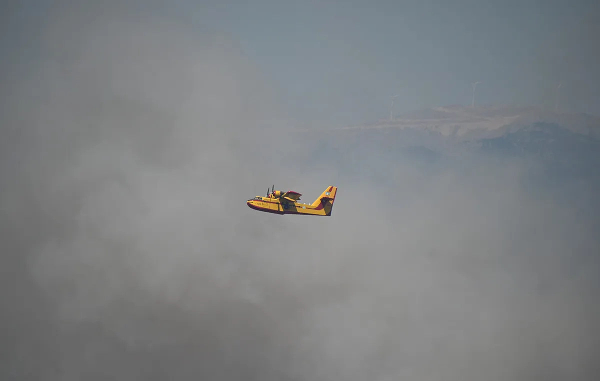 Πυροσβεστικά οχήματα σε αγροτοδασική έκταση στο Κιλκίς