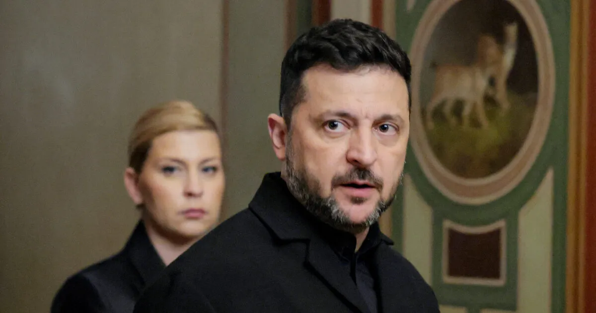 Ο Ζελένσκι κατά την επίσκεψή του στη Σερβία