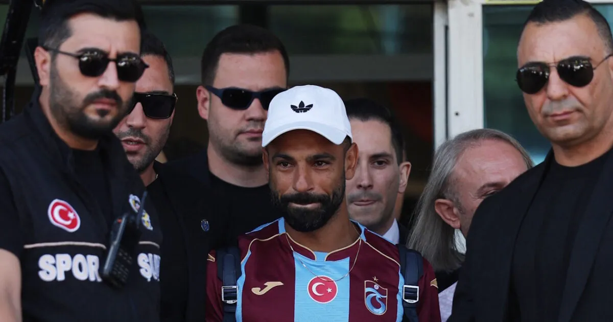 Ο Μοχάμεντ Σαλάχ με τη φανέλα της Τραμπζονσπόρ