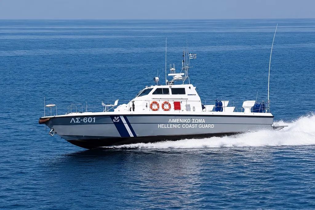 Σκάφος του Λιμενικού Σώματος σε έρευνες ανοιχτά της Σύμης