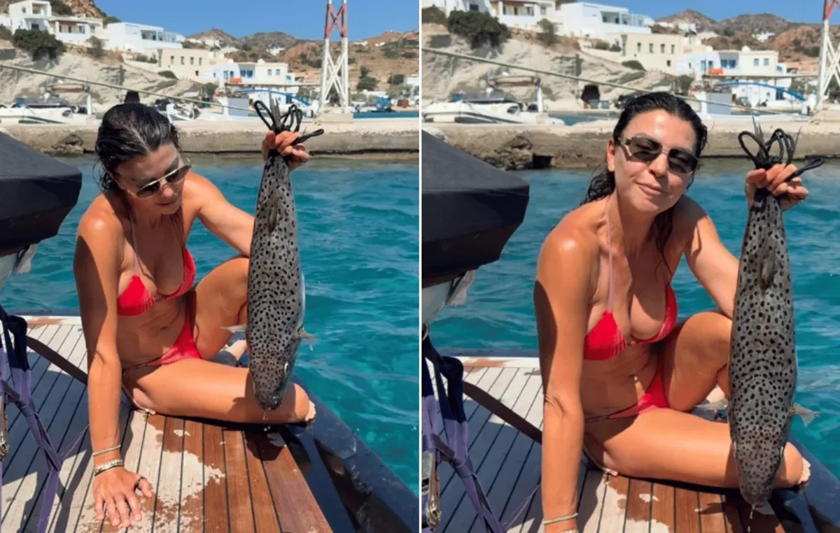 Λαγοκέφαλος στη θάλασσα σε βίντεο της Μαρίνας Βερνίκου