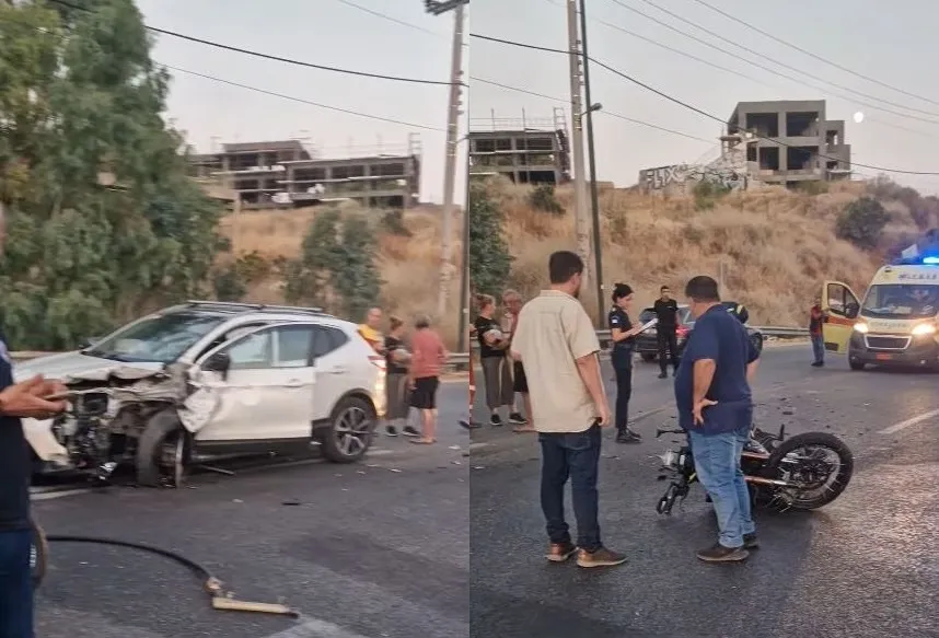 Τροχαίο ατύχημα στη λεωφόρο Αθηνών Σουνίου στο Κορωπί