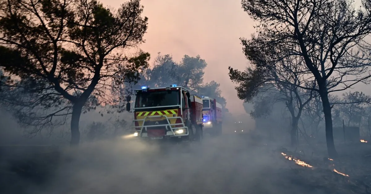 Πυροσβέστες κατασβήνουν φωτιά στον Άγιο Λαυρέντιο Μαγνησίας