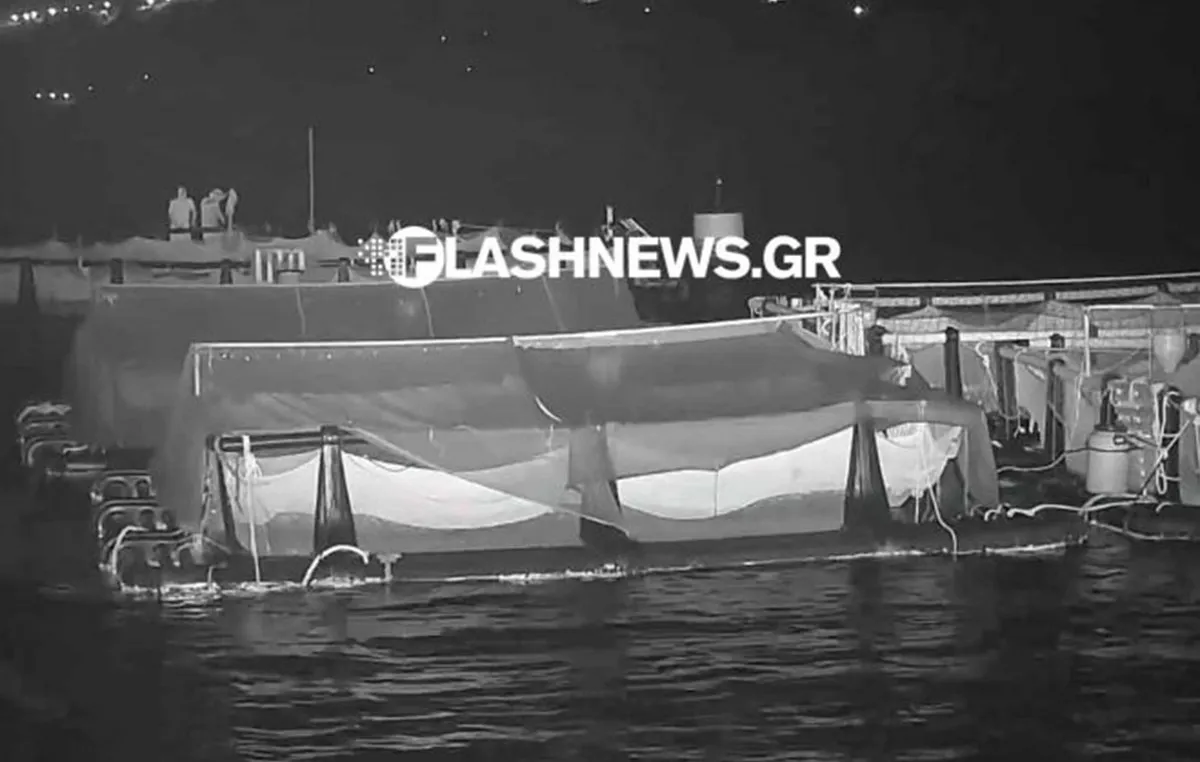 Ιχθυοκλωβοί ΕΛΚΕΘΕ στον κόλπο της Σούδας