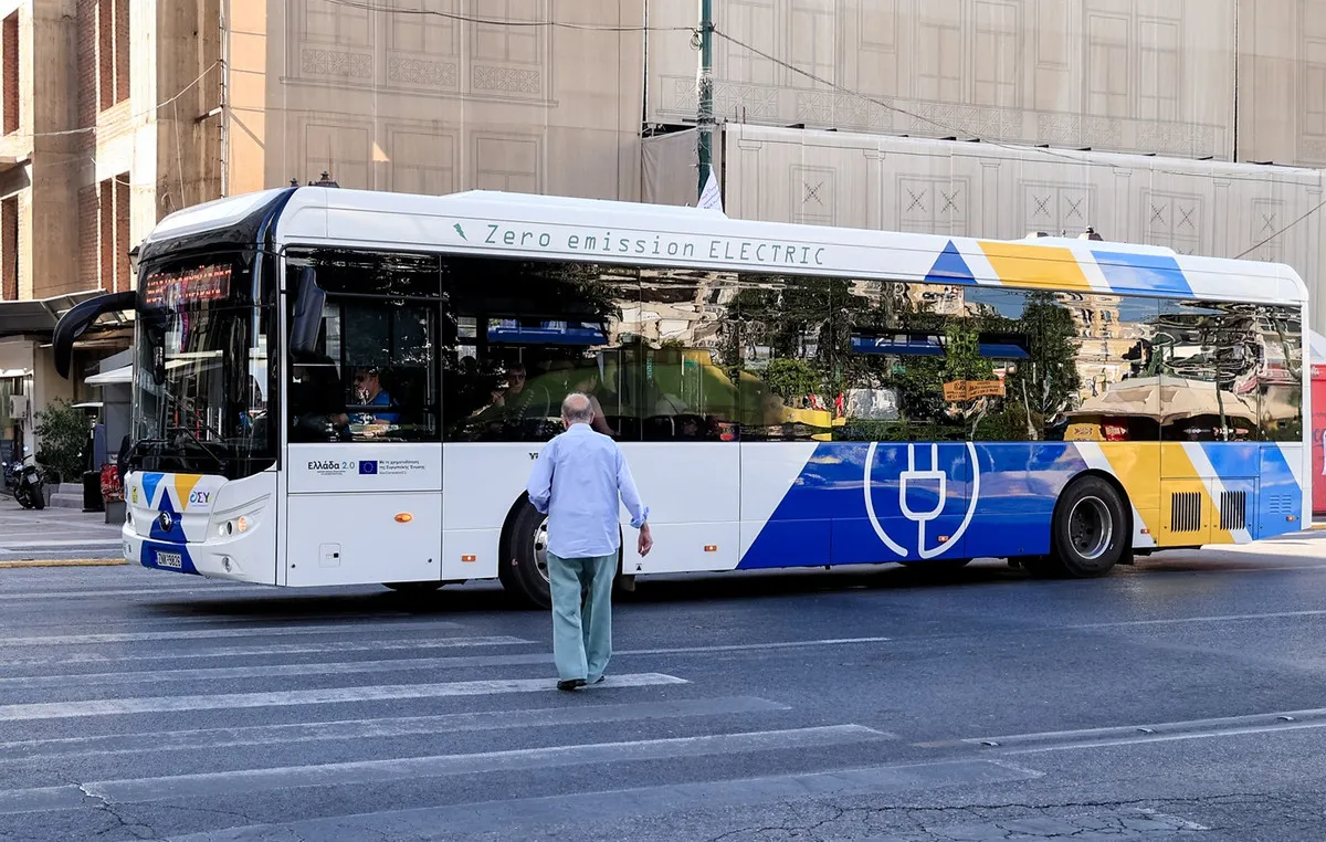 Λεωφορείο γραμμής 309 Β στο Μαρκόπουλο