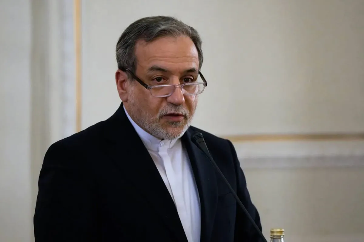 Ο Ιρανός υπουργός Εξωτερικών Αμπάς Αραγτσί σε συνέντευξη τύπου