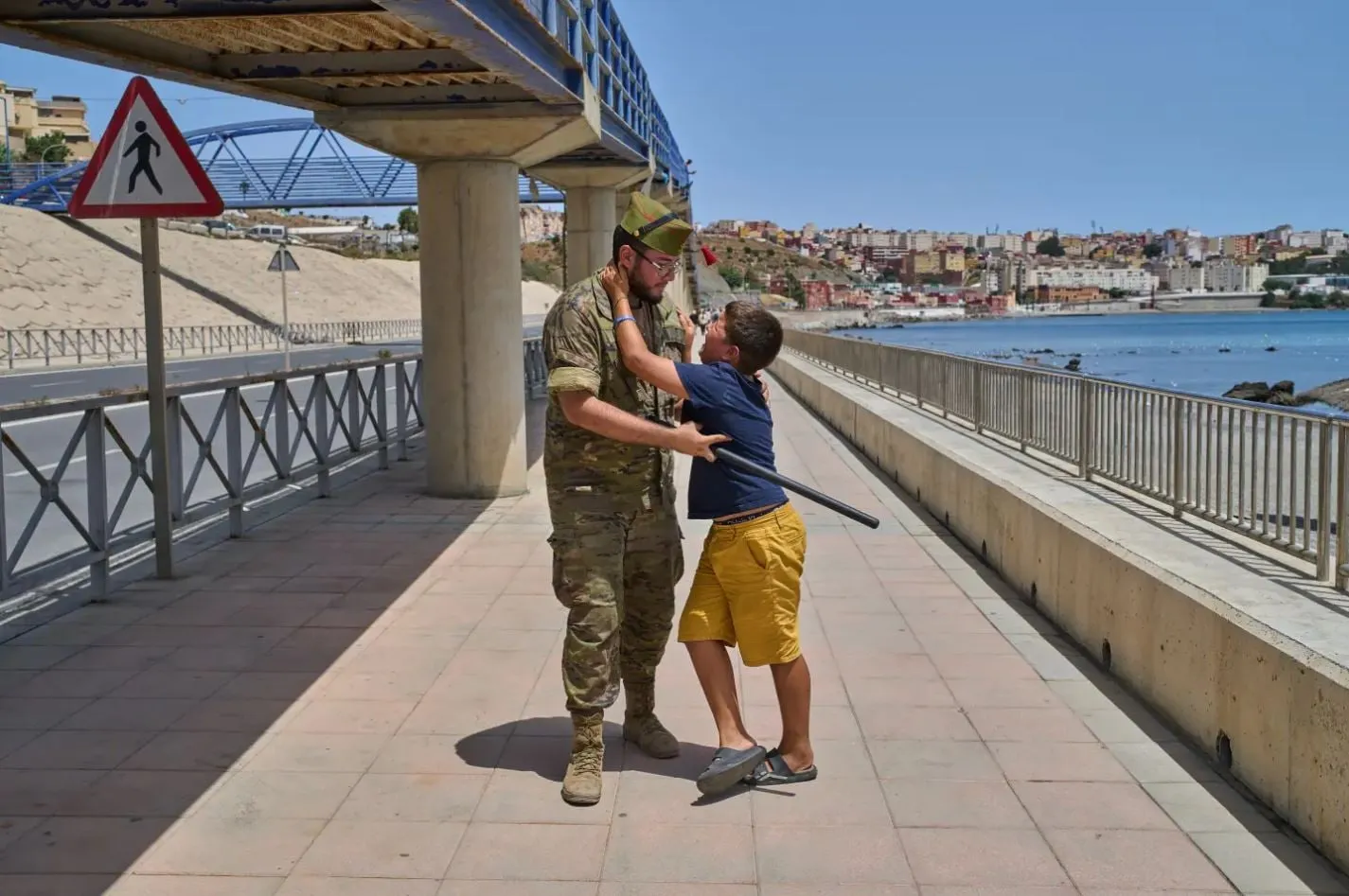 Αστυνομικοί στα σύνορα Μαρόκου και Θέουτα