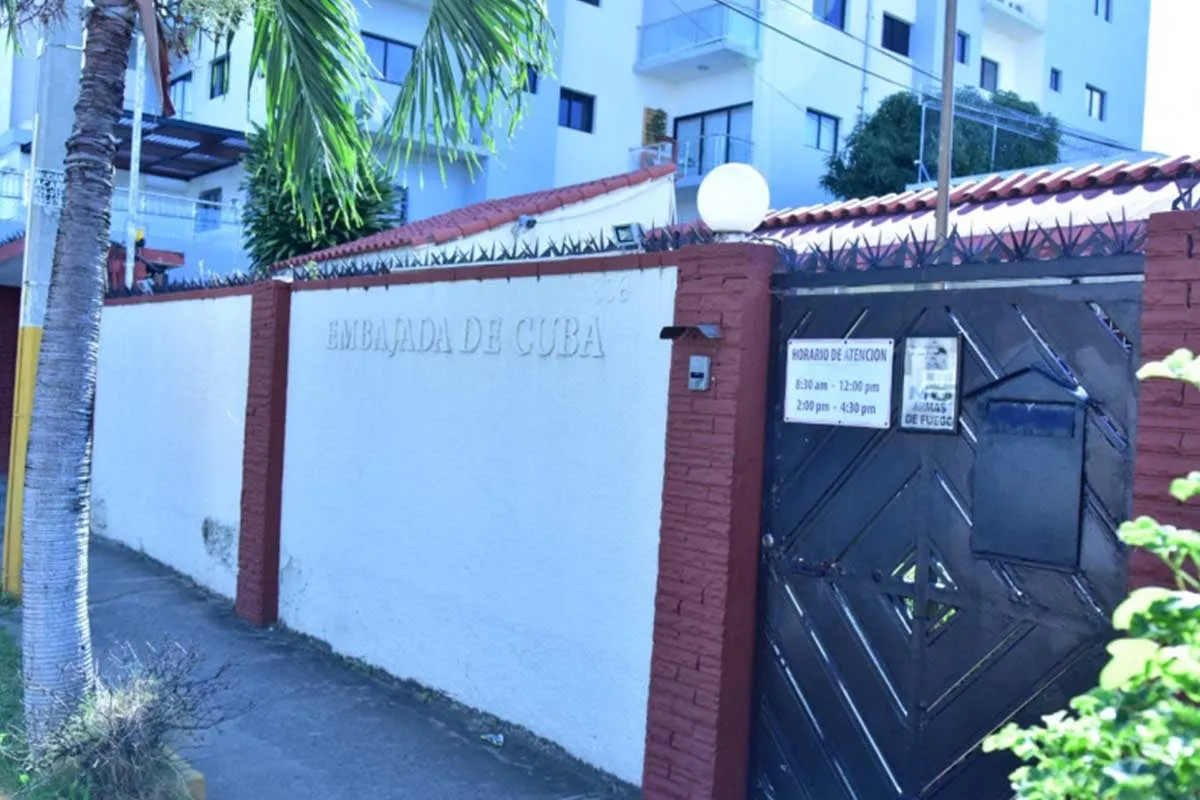 Η πρεσβεία της Κούβας στο Σάντο Ντομίνγκο