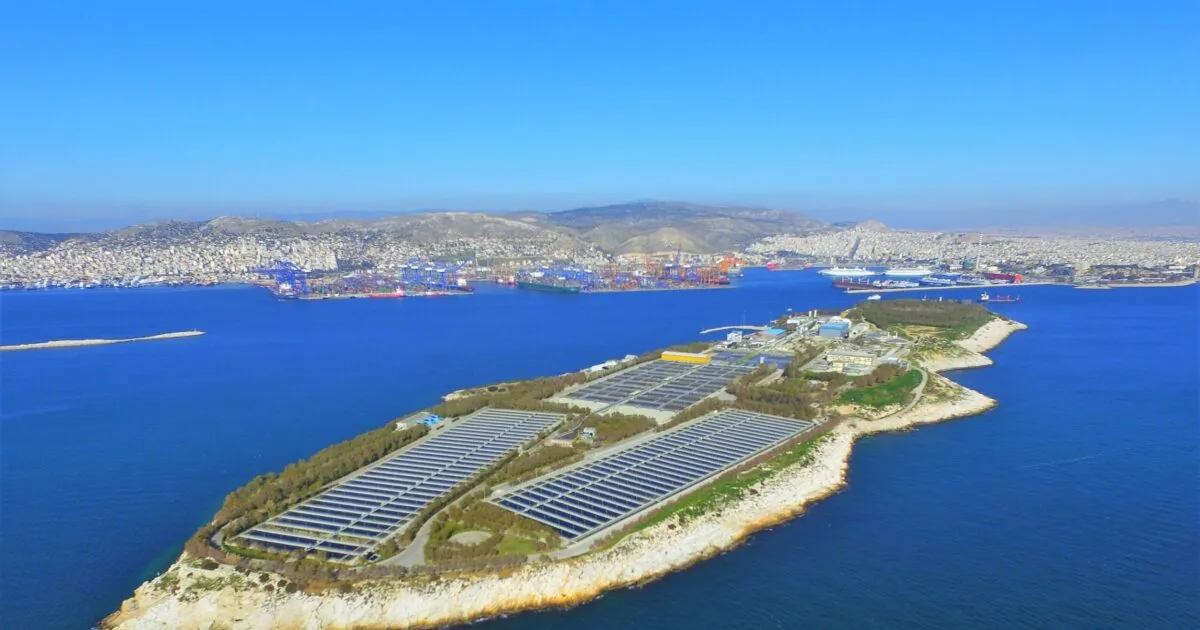 Εγκαταστάσεις επεξεργασίας λυμάτων Ψυττάλειας ΕΥΔΑΠ