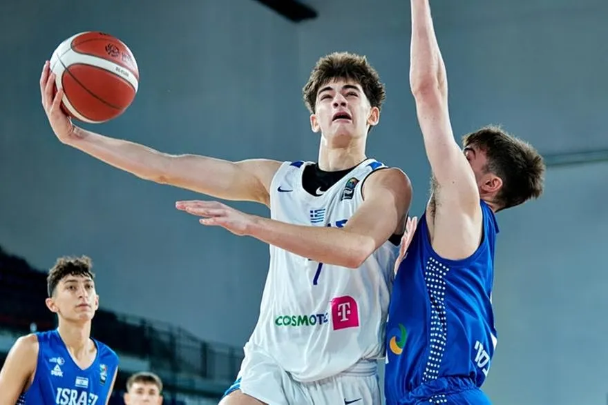 Παίκτες της Εθνικής Παίδων στο EuroBasket U16