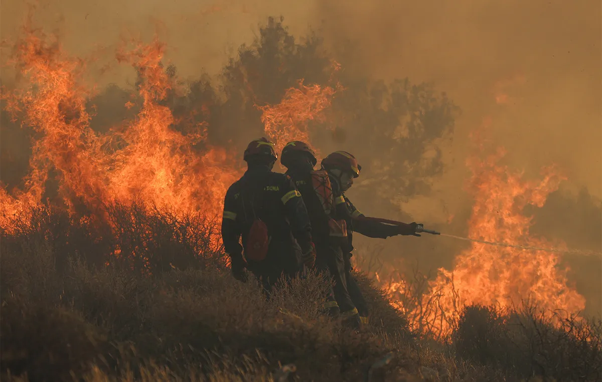 Εποχικοί πυροσβέστες σε κινητοποίηση στην Τρίπολη