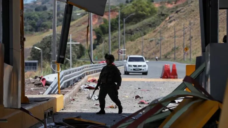 Ο νέος πρόεδρος της Κολομβίας κατά την ορκωμοσία του στην Κάλι