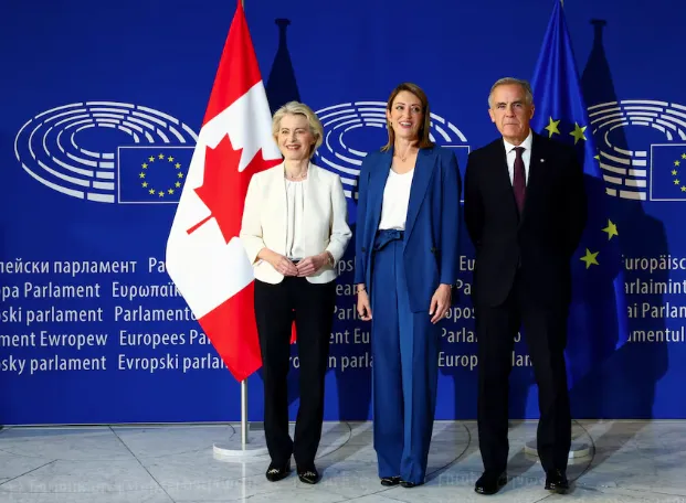 Τραμπ φον ντερ Λάιεν Καναδάς συνδεδεμένο μέλος ΕΕ