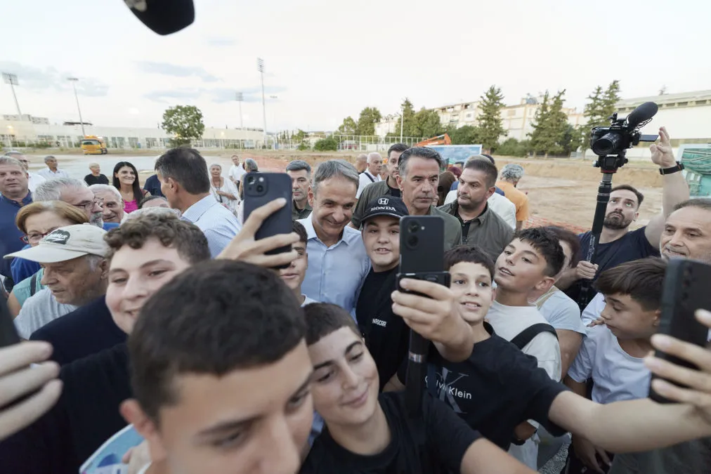 Ο Μητσοτάκης στα εγκαίνια της ΔΕΘ στη Θεσσαλονίκη
