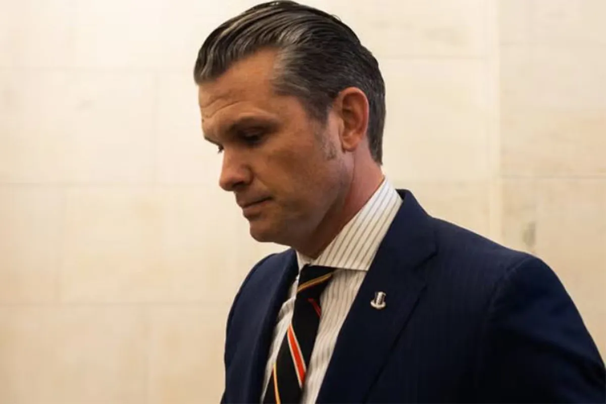 Ο Πιτ Χέγκσεθ σε στρατιωτική βάση των ΗΠΑ