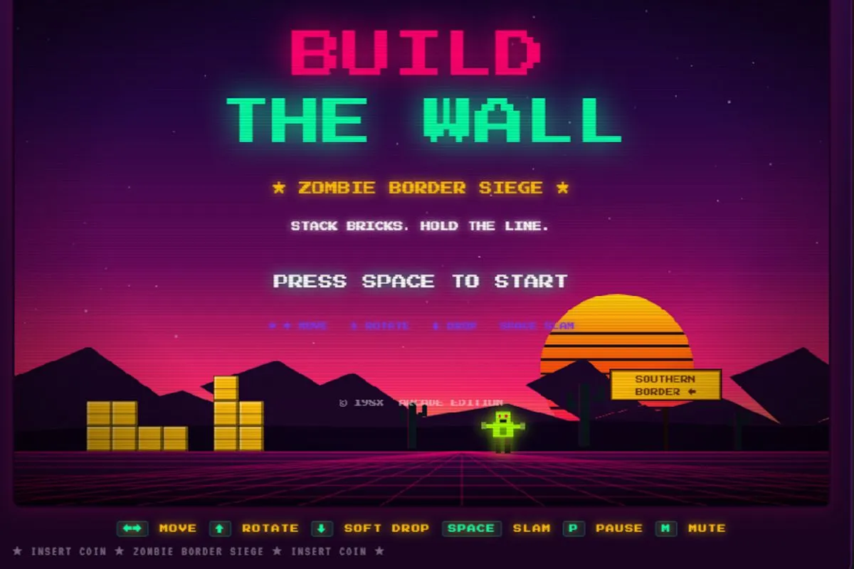 Παιχνίδι του Λευκού Οίκου Build the Wall με ζόμπι μετανάστες
