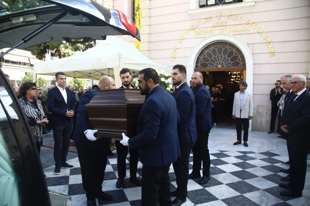 Κηδεία Σούλη Μαρκόπουλου στη Μητρόπολη Θεσσαλονίκης
