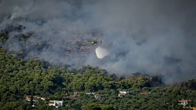 Φωτιά στη Σκάλα Χαλκιδικής – Κινητοποίηση 43 πυροσβεστών
