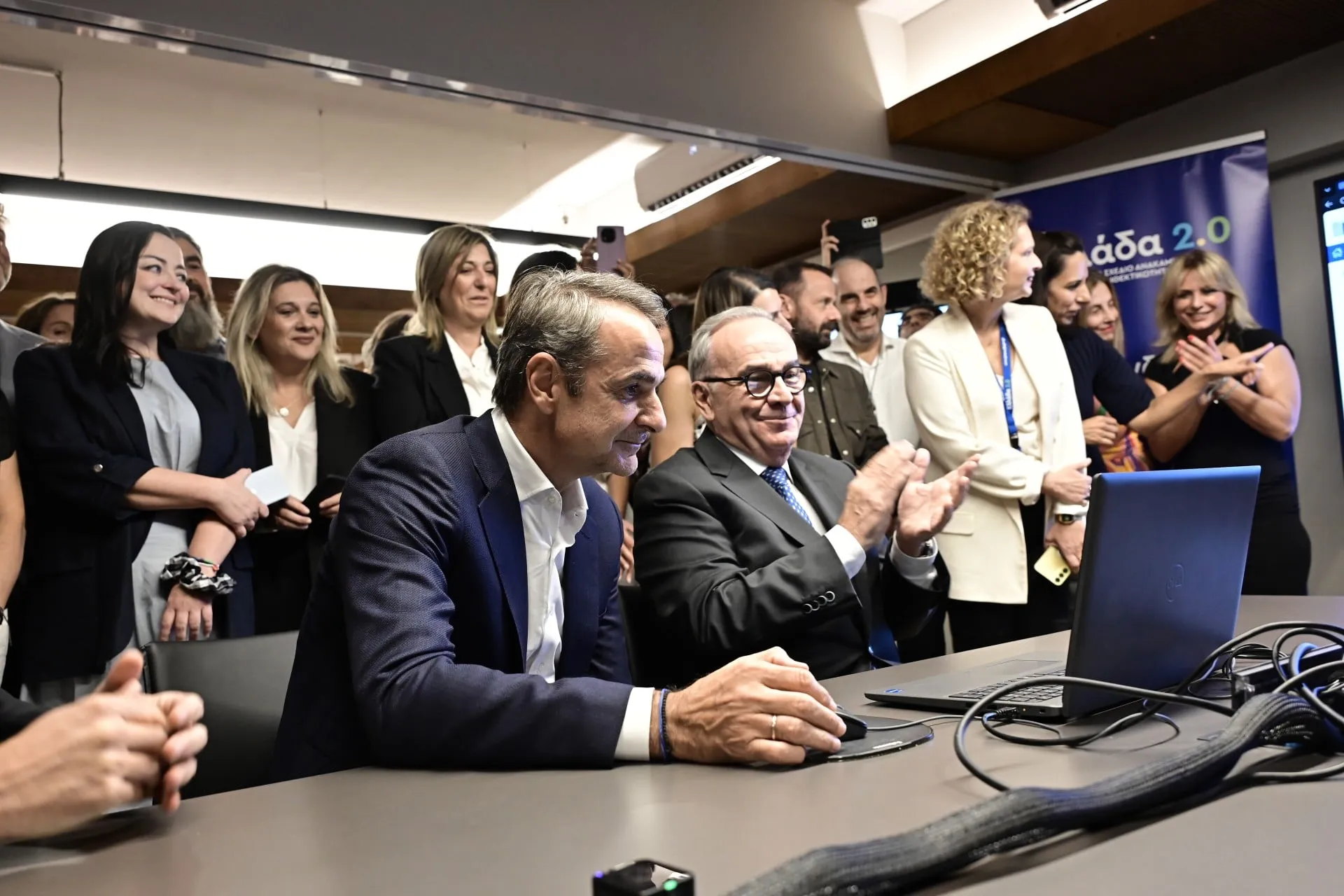 Ο Μητσοτάκης στην Ειδική Υπηρεσία Ταμείου Ανάκαμψης