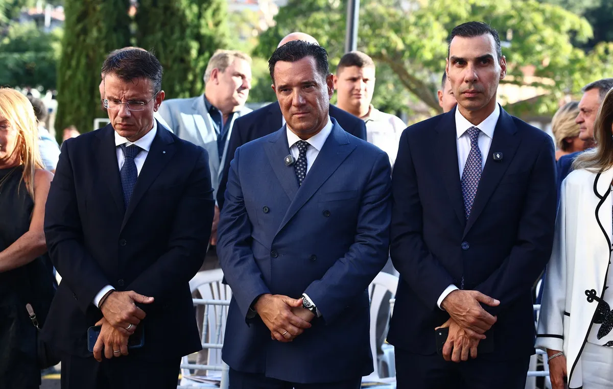 Ο Γεωργιάδης στα εγκαίνια της αιματολογικής κλινικής Παπανικολάου
