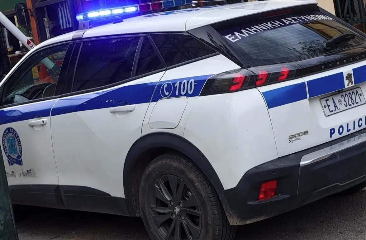 Περιπολικό της Τροχαίας σε δρόμο της Θεσσαλονίκης