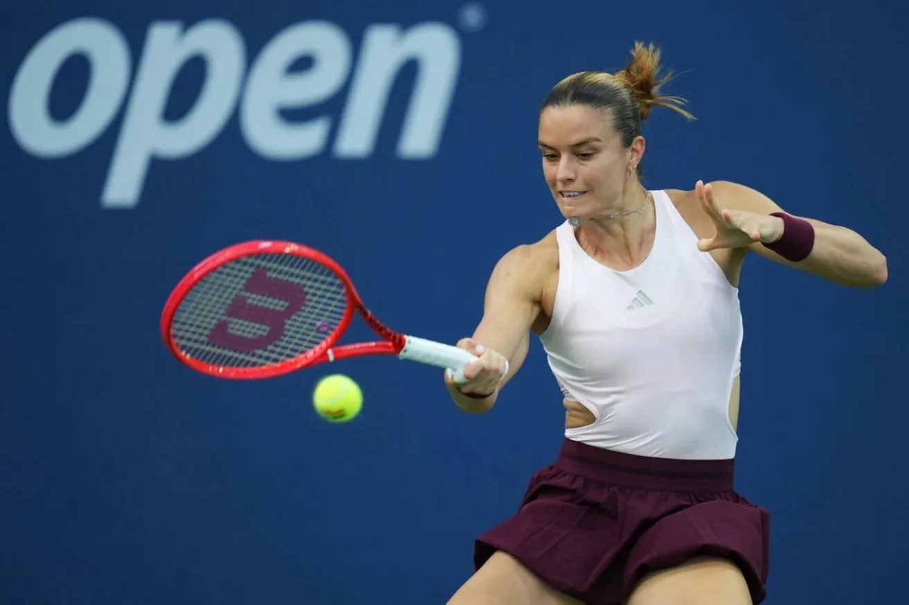 Η Μαρία Σάκκαρη παίζει τένις στο US Open