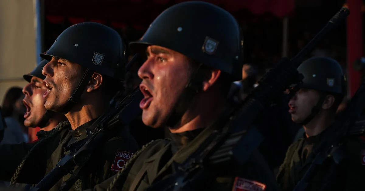 Τούρκοι στρατιώτες Ταξιαρχίας Καταδρομών κοντά στο Αιγαίο