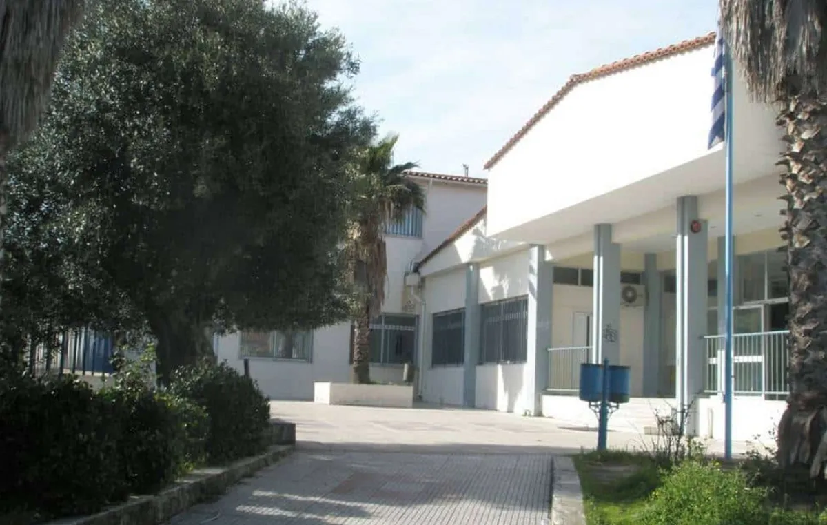 Σχολείο στο Πευκοχώρι Χαλκιδικής όπου κατέρρευσε ο μαθητής