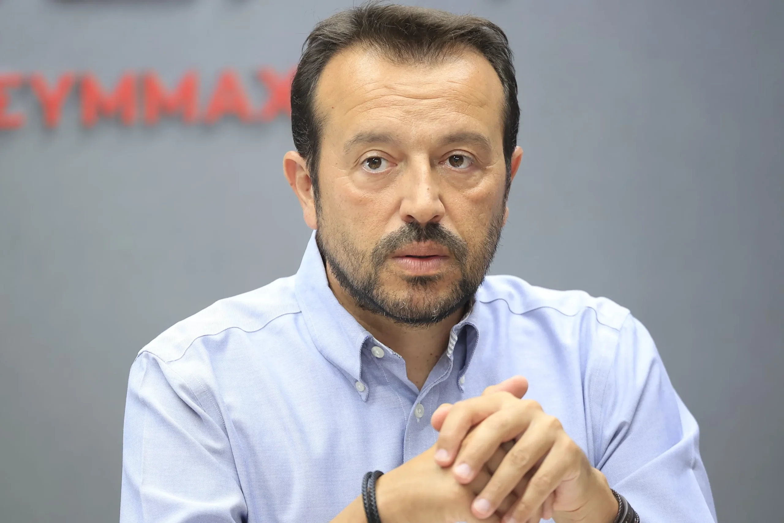 Ο Νίκος Παππάς δίνει συνέντευξη Τύπου στη ΔΕΘ 2026