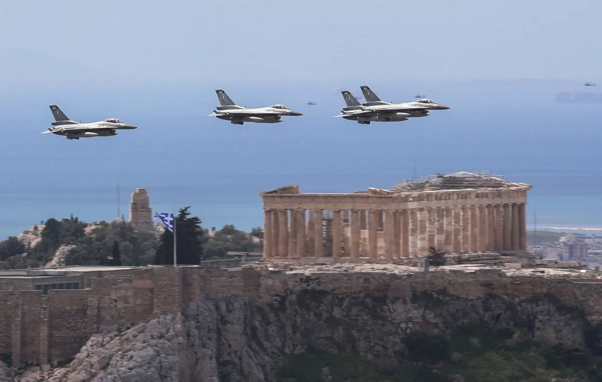 Αεροσκάφη της Ελληνικής Πολεμικής Αεροπορίας σε αεροδρόμιο